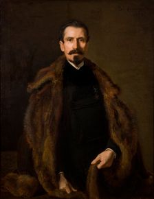 Portrait of Julian Konstanty Ordon, 1872. Creator: Boleslaw Laszczynski