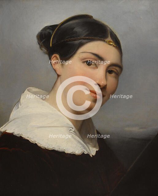 Portrait of Julie Duvidal de Montferrier (1797-1865), 1830. Creator: Gérard, François Pascal Simon (1770-1837).
