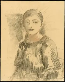 Portrait of Julie Manet, 1890. Creator: Berthe Morisot