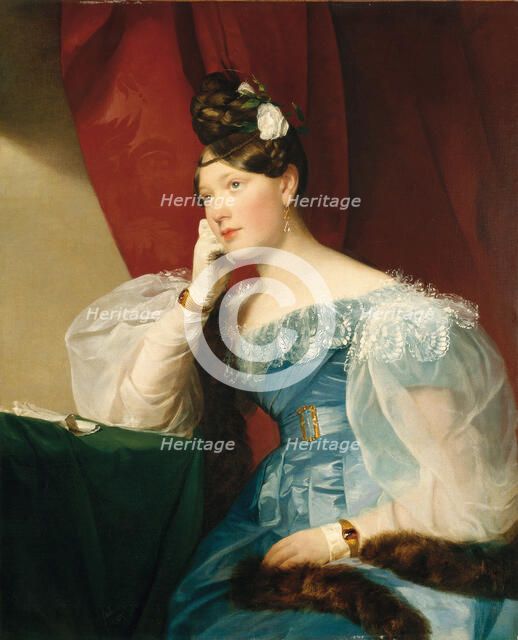 Portrait of Julie von Woyna, née Freiin von Krieg-Hochfelden, later Benedek (1811-1895), 1832.