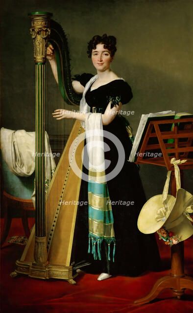 Portrait of Juliette de Villeneuve (1802-1840), niece of Julie Clary-Bonaparte, 1824.