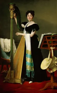 Portrait of Juliette de Villeneuve (1802-1840), niece of Julie Clary-Bonaparte, 1824