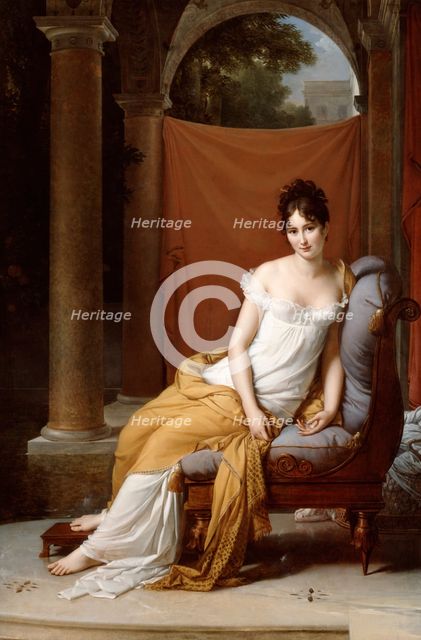 'Portrait of Juliette Recamier', 1805.  Artist: Francois Pascal Simon Gerard
