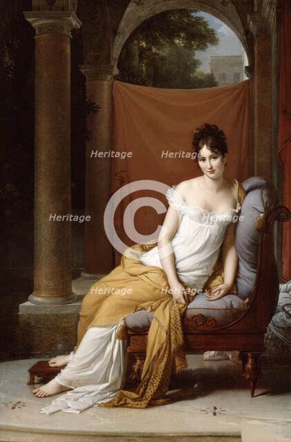 'Portrait of Juliette Recamier', 1805.  Artist: Francois Pascal Simon Gerard