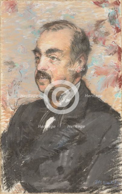 Portrait of Julien de la Rochenoire, 1882. Creator: Edouard Manet.