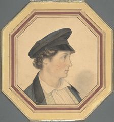 Portrait of Julius Olivier, the Artist's Son, 1846. Creator: Friedrich Olivier
