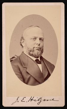 Portrait of Julius Erasmus Hilgard (1825-1891), 1875. Creator: Brady's National Photographic Portrait Galleries