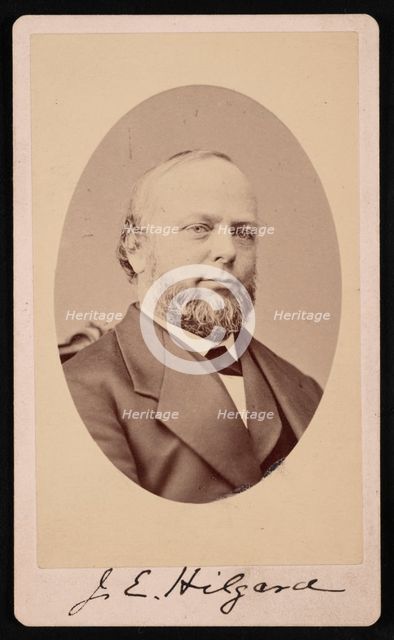 Portrait of Julius Erasmus Hilgard (1825-1891), 1875. Creator: Brady's National Photographic Portrait Galleries.