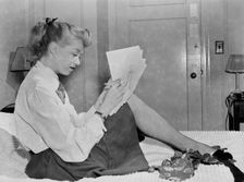 Portrait of June Christy, 1947 or 1948. Creator: William Paul Gottlieb