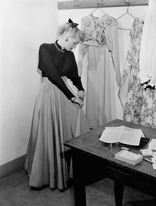 Portrait of June Christy, 1947 or 1948. Creator: William Paul Gottlieb