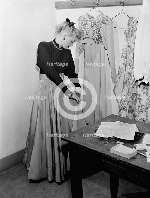 Portrait of June Christy, 1947 or 1948. Creator: William Paul Gottlieb.