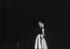 Portrait of June Christy, 1947 or 1948. Creator: William Paul Gottlieb