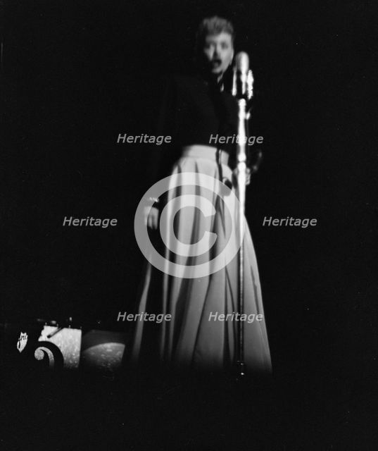 Portrait of June Christy, 1947 or 1948. Creator: William Paul Gottlieb.