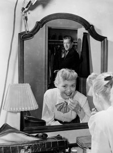 Portrait of June Christy and Bob Cooper, 1947 or 1948. Creator: William Paul Gottlieb