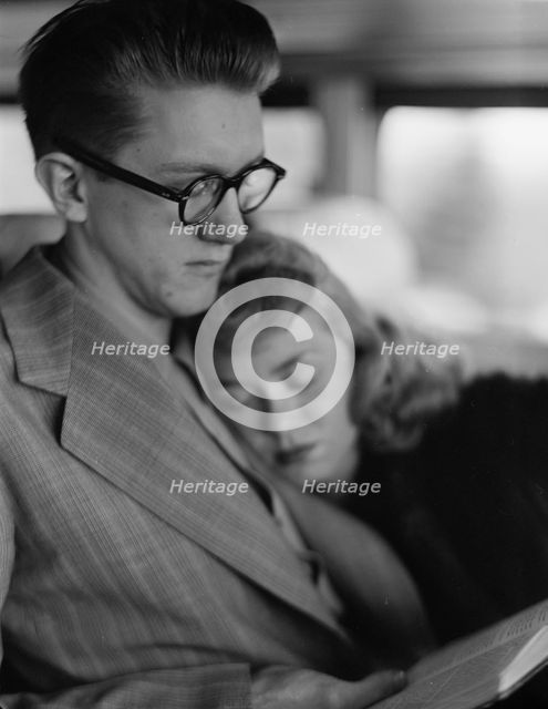 Portrait of June Christy and Bob Cooper, 1947 or 1948. Creator: William Paul Gottlieb.