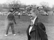 Portrait of June Christy and Pete Rugolo, 1947 or 1948. Creator: William Paul Gottlieb