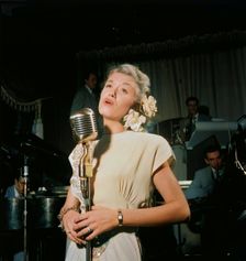 Portrait of June Christy and Red Rodney, Club Troubadour, New York, N.Y., ca. Sept. 1947. Creator: William Paul Gottlieb