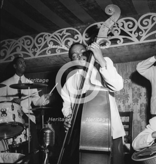 Portrait of Junior Raglin and Sonny Greer, Aquarium, New York, N.Y., ca. Nov. 1946. Creator: William Paul Gottlieb.