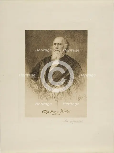 Portrait of Justice Stephen Field, 1890. Creator: Max Rosenthal.