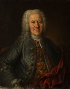 Portrait of Justinian von Holzhausen, c1735-1745. Creator: German Master