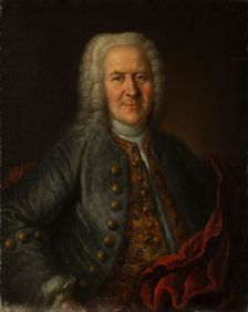 Portrait of Justinian von Holzhausen, c1735-1745. Creator: German Master