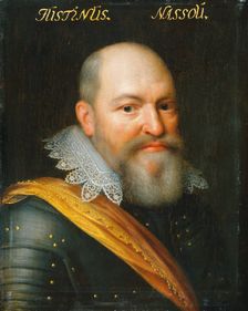 Portrait of Justinus of Nassau (1559-1631), c.1609-c.1633. Creator: Workshop of Jan Antonisz van Ravesteyn