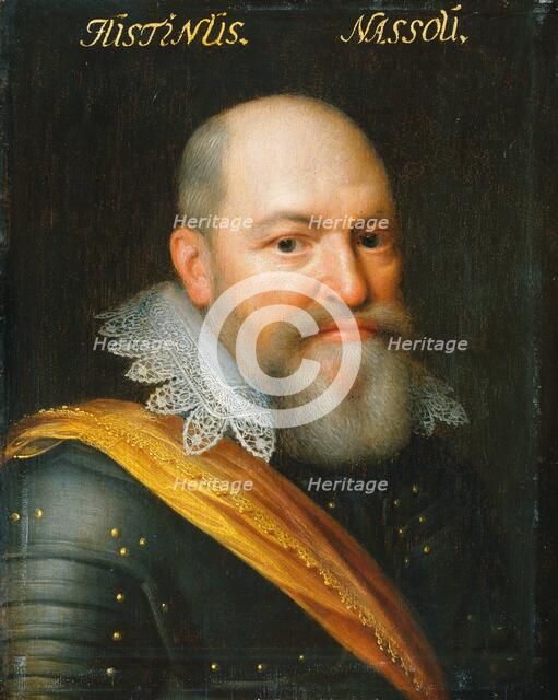 Portrait of Justinus of Nassau (1559-1631), c.1609-c.1633. Creator: Workshop of Jan Antonisz van Ravesteyn.