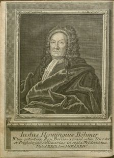 Portrait of Justus Henning Böhmer (1674-1749) , 1754