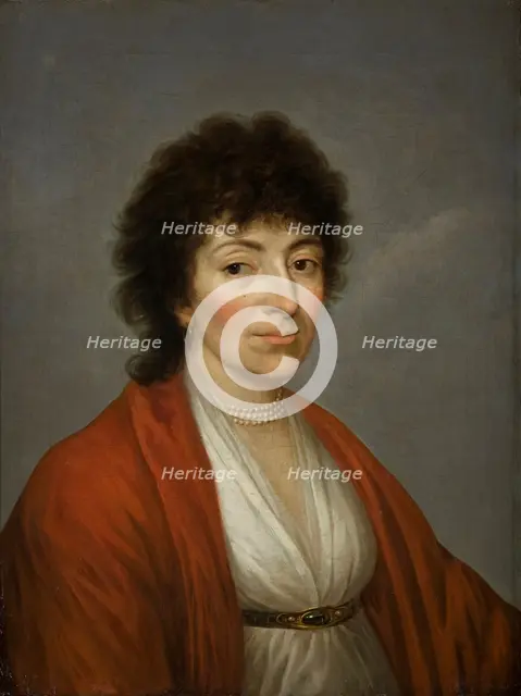 Portrait of Justyna Lanckoronska, 1880s. Creator: Kazimierz Wojniakowski.
