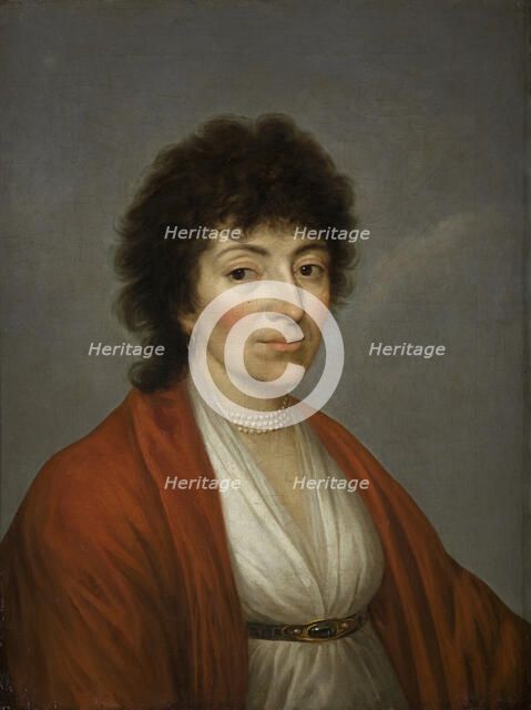 Portrait of Justyna Lanckoronska, 1880s. Creator: Kazimierz Wojniakowski.