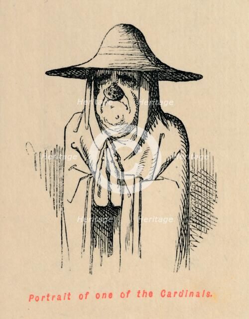 'Portrait of one of the Cardinals', c1860, (c1860). Artist: John Leech.