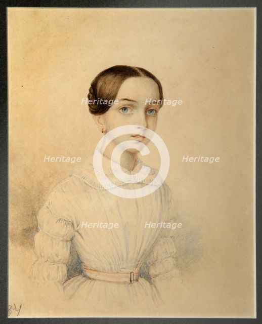 Portrait of O.A. Rehbinder. Artist: Anonymous  