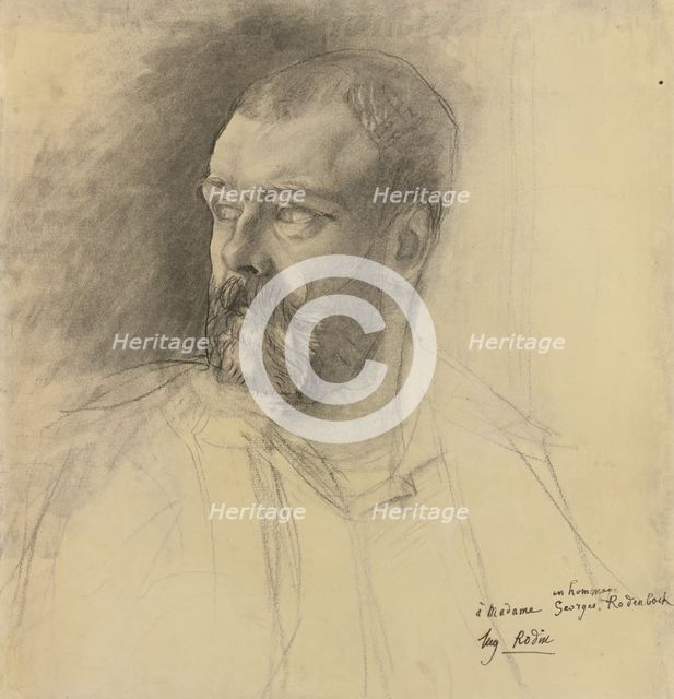 Portrait of Octave Mirbeau (1848-1917), ca 1893. Artist: Rodin, Auguste (1840-1917)