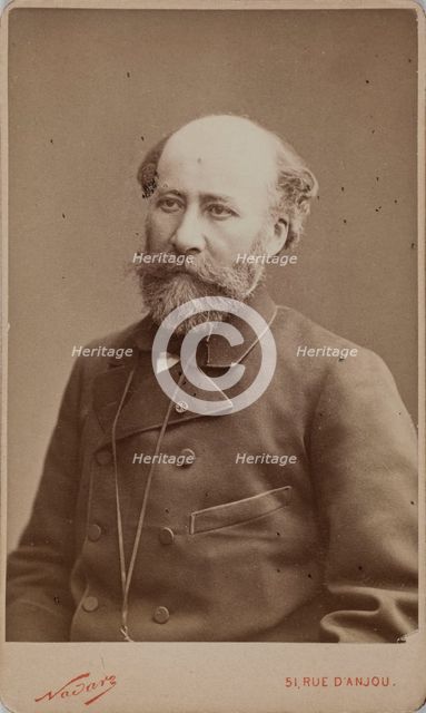 Portrait of Octave Feuillet (1821-1890). Creator: Photo studio Nadar.