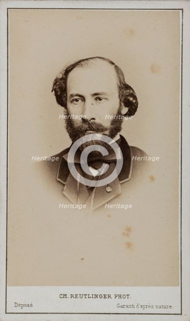 Portrait of Octave Feuillet (1821-1890). Creator: Photo studio Reutlinger, Paris  .