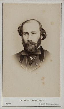 Portrait of Octave Feuillet (1821-1890). Creator: Photo studio Reutlinger, Paris