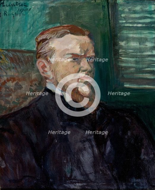 Portrait of Octave Raquin, 1901. Creator: Toulouse-Lautrec, Henri, de (1864-1901).