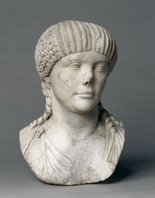 Portrait of Octavia, wife of Nero, 1-100. Creator: Unknown
