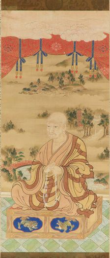 Portrait of of Grand Master Tenkai (1536-1643) , 19th century. Creator: Anonymous ()