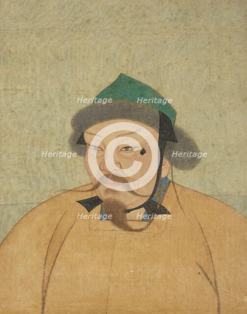 Portrait of Ögedei Khan (1186-1241), 14th century. Creator: Chinese Master.
