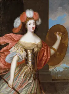 Portrait of Olympia Mancini (1638-1708), comtess of Soissons as Athena