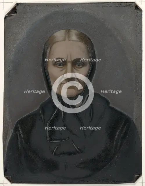 Portrait of old woman, 1860s-1880s. Creator: Unknown.