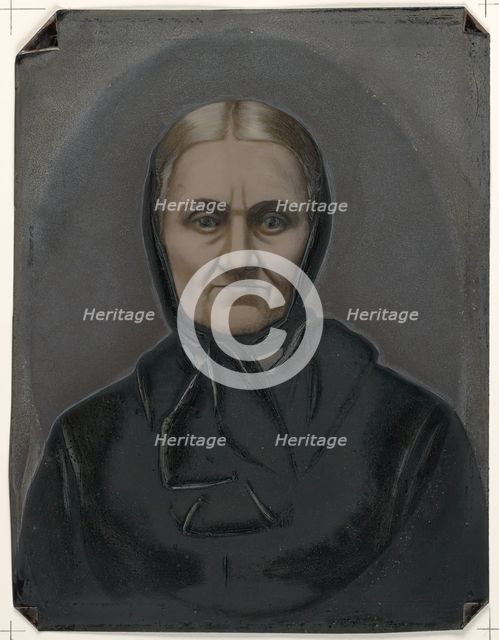 Portrait of old woman, 1860s-1880s. Creator: Unknown.