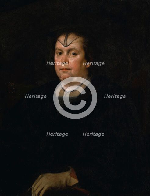 Portrait of Olimpia Maidalchini Pamphilj (1591-1657), 1649-1650. Creator: Velàzquez, Diego (1599-1660).