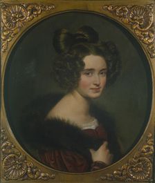Portrait of Olimpiada Ryumina, 1826. Artist: Kiprensky, Orest Adamovich (1782-1836)
