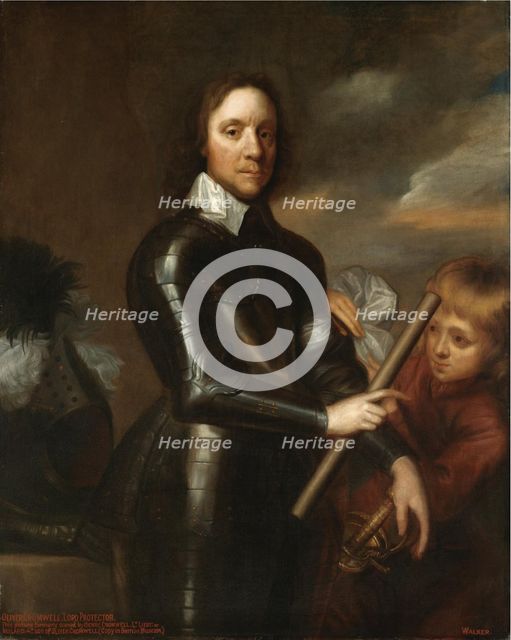 Portrait of Oliver Cromwell (1599-1658). Artist: Walker, Robert (1599–1658)