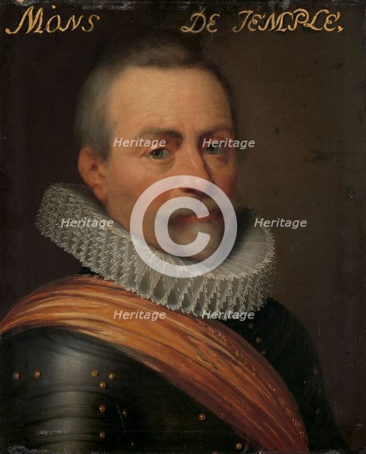 Portrait of Olivier van den Tempel (1540-1603), Lord of Corbeecke, c.1609-c.1633. Creator: Workshop of Jan Antonisz van Ravesteyn.