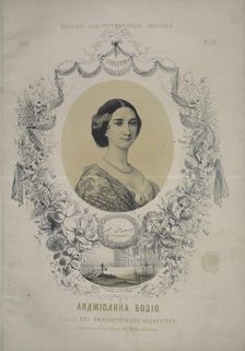 Portrait of opera singer Angiolina Bosio (1830-1859). Creator: Timm, Wassili (George Wilhelm) (1820-1895)