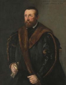 Portrait of Ortensius Campo Longus, c1540. Creator: Anonymous