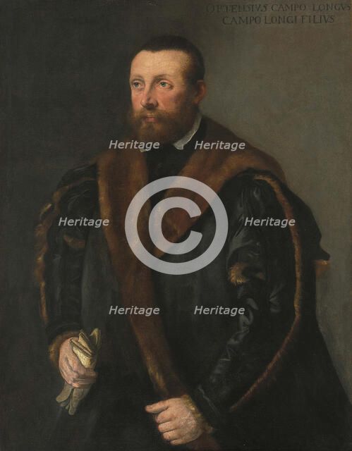 Portrait of Ortensius Campo Longus, c1540. Creator: Anonymous.